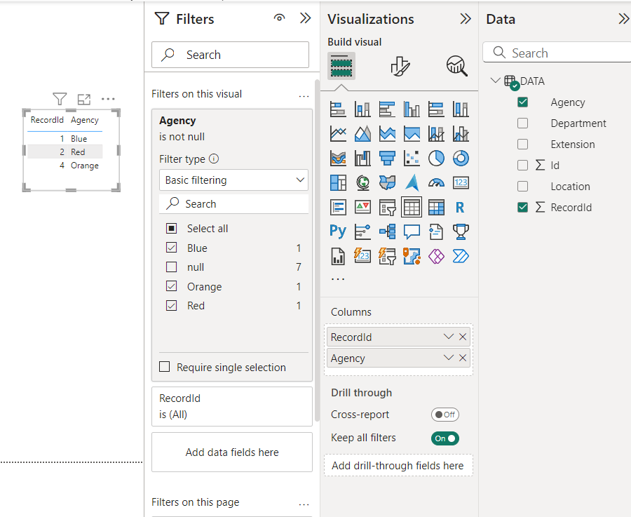 Power Query shows null and table visual shows blan... - Microsoft ...