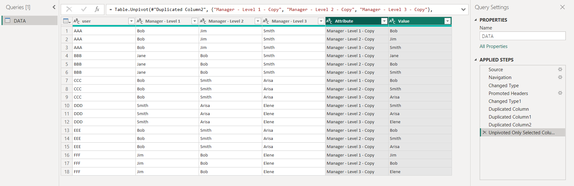 Solved: Duplicate Manager Names at Different Levels - Microsoft Fabric ...