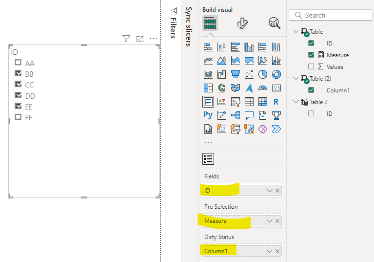 Solved: syncing slicer only one way - Microsoft Fabric Community