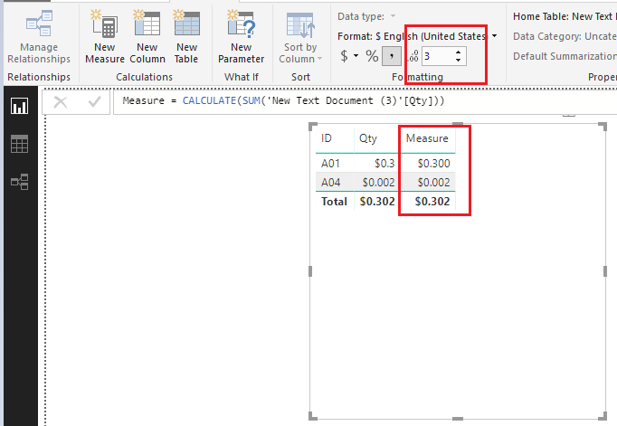 Measure SUM returns zero - Microsoft Fabric Community