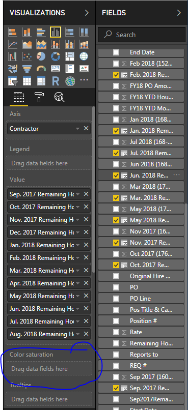 Solved: Clustered columns using color saturation - Microsoft Fabric ...