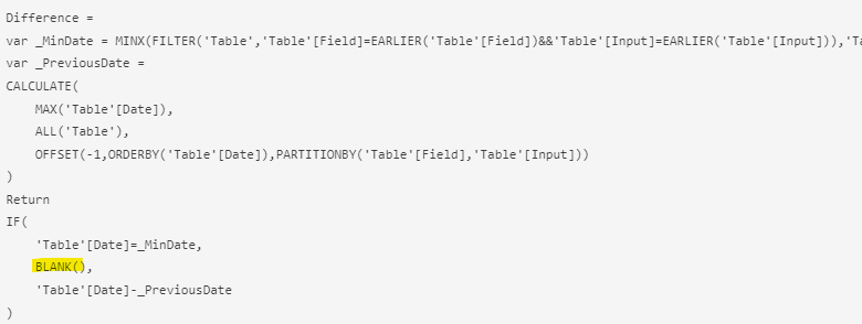 Solved: Multiple differences between values in the same ... - Microsoft ...
