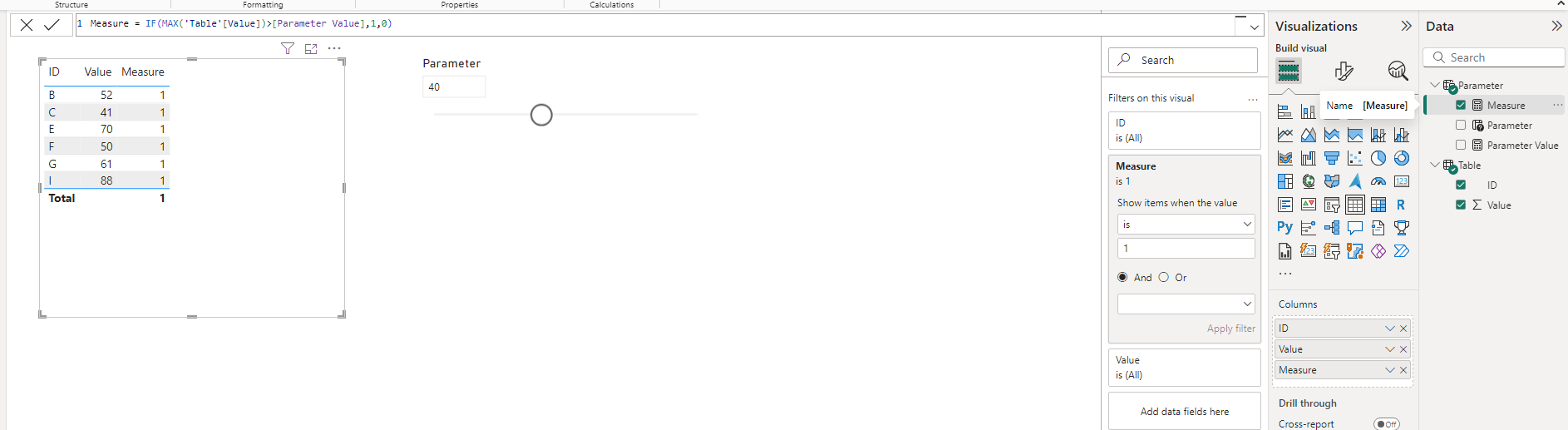 Solved: parameter not interacting with my visuals - Microsoft Fabric ...