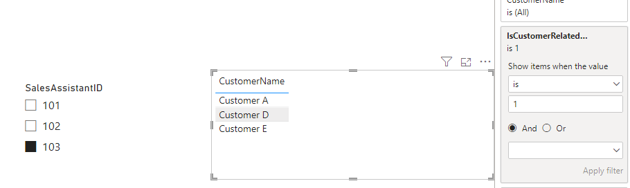 Possible to filter a dimension without enabling bi... - Microsoft ...