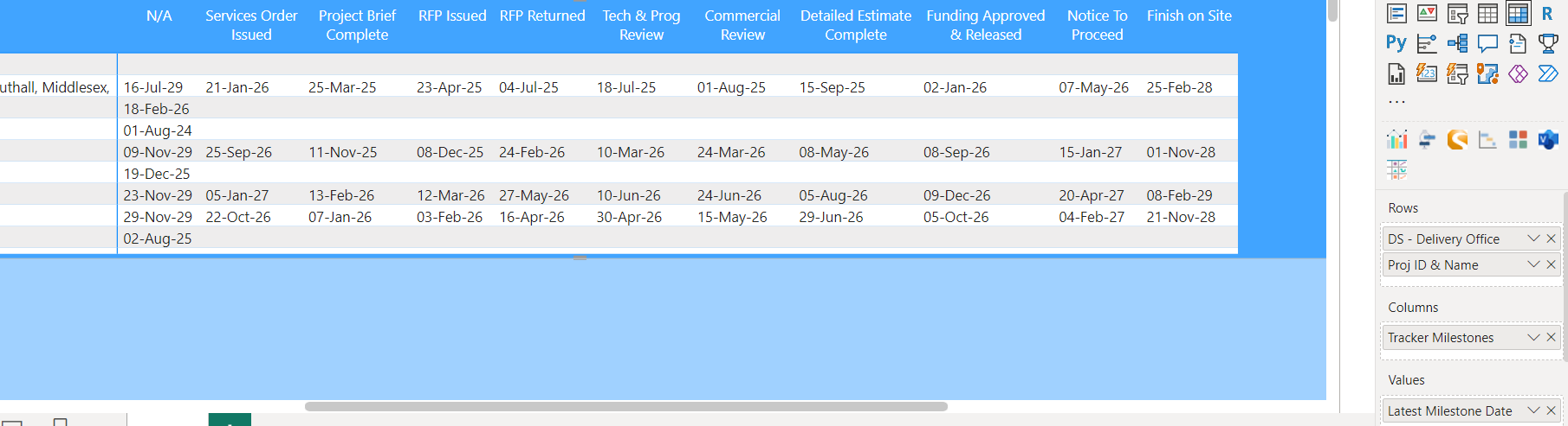 Solved: Matrix is missing a column - Microsoft Fabric Community