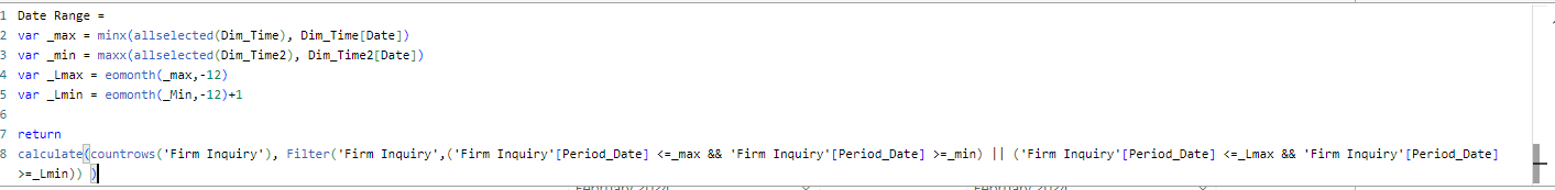 Matrix with values on rows and dynamic month/year ... - Microsoft ...