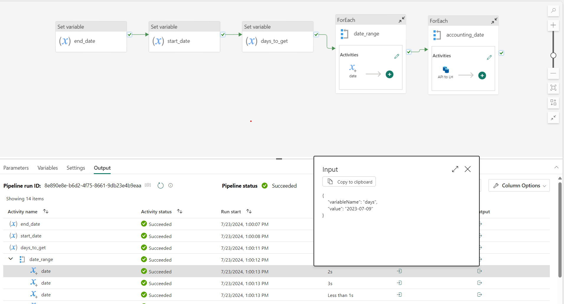 Append Array Variable not working. - Microsoft Fabric Community