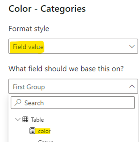 Recurring of Sequential colors in column chart - Microsoft Fabric Community