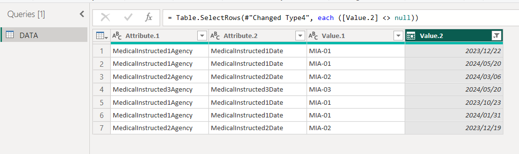Count and graph multiple dates in the same table - Microsoft Fabric ...
