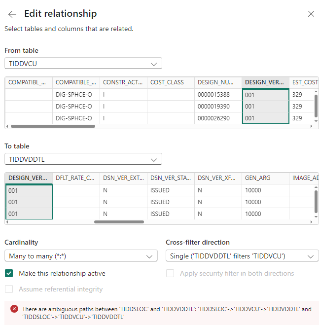 Can't make Relationship active - Microsoft Fabric Community