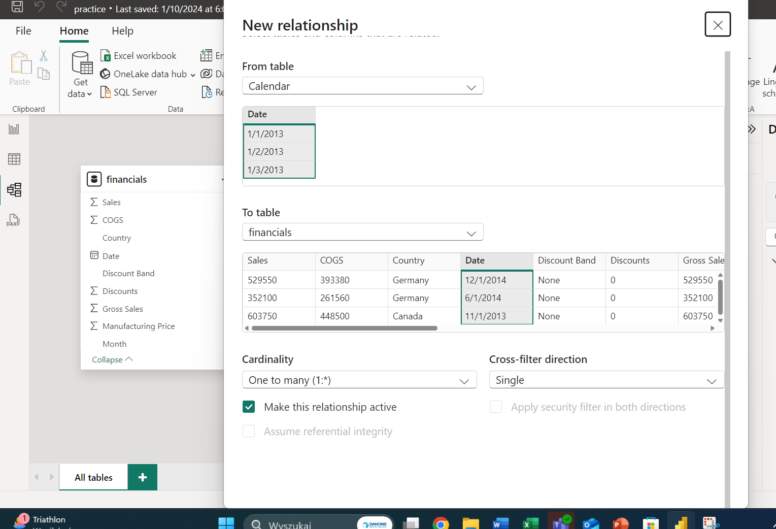 Solved: Unable to create ANY relationships between tables ...