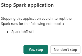 Solved: MS Fabric how to kill Spark job - Microsoft Fabric Community