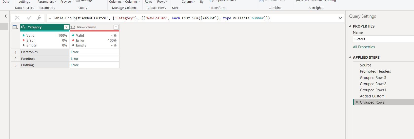 Formula - Error - Microsoft Fabric Community