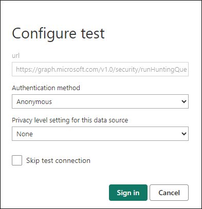 Failed to test the connection to your data source ... - Microsoft ...