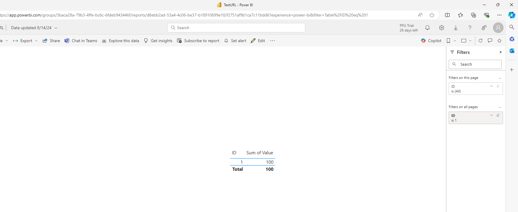 Filters to Embed URL in Power BI Embedded - Microsoft Fabric Community