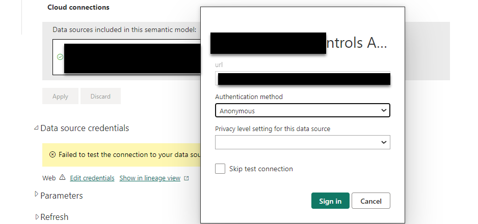 Automatic refresh with online Excel - Microsoft Fabric Community