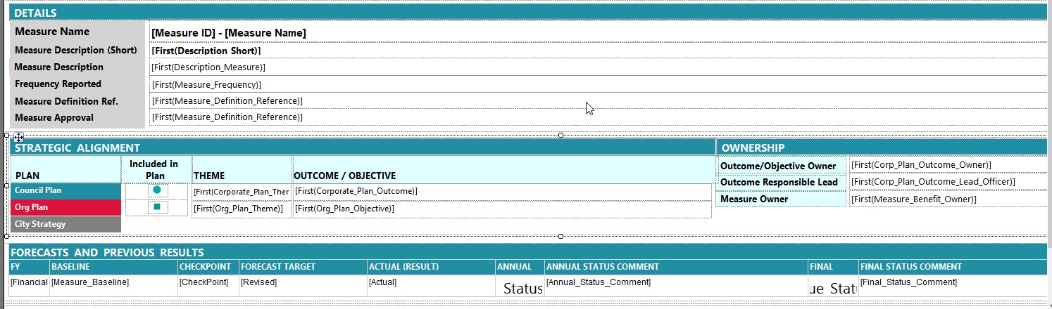 paginated report builder - how to dynamically grow... - Microsoft ...