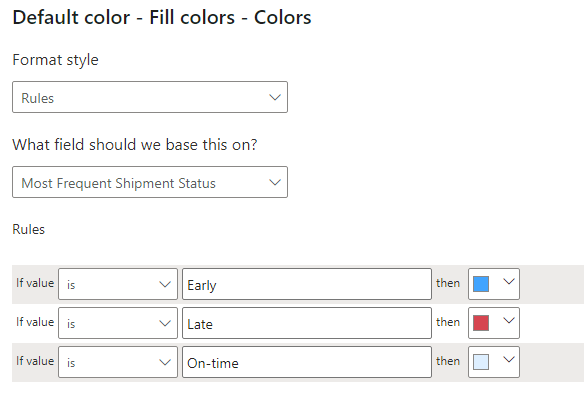 Filled Map Conditional Formatting for aggregated a... - Microsoft ...