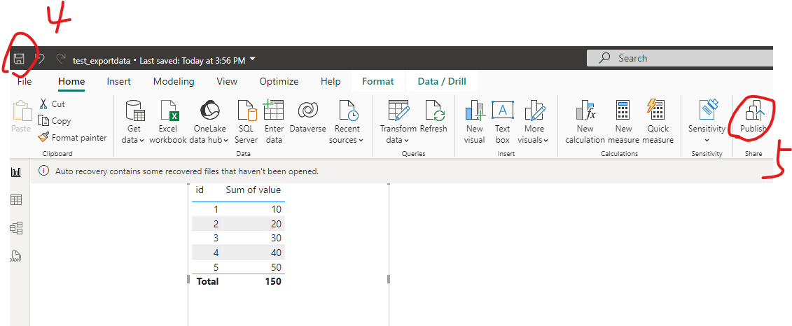 Solved: Exporting of Underlying Data issue - Microsoft Fabric Community