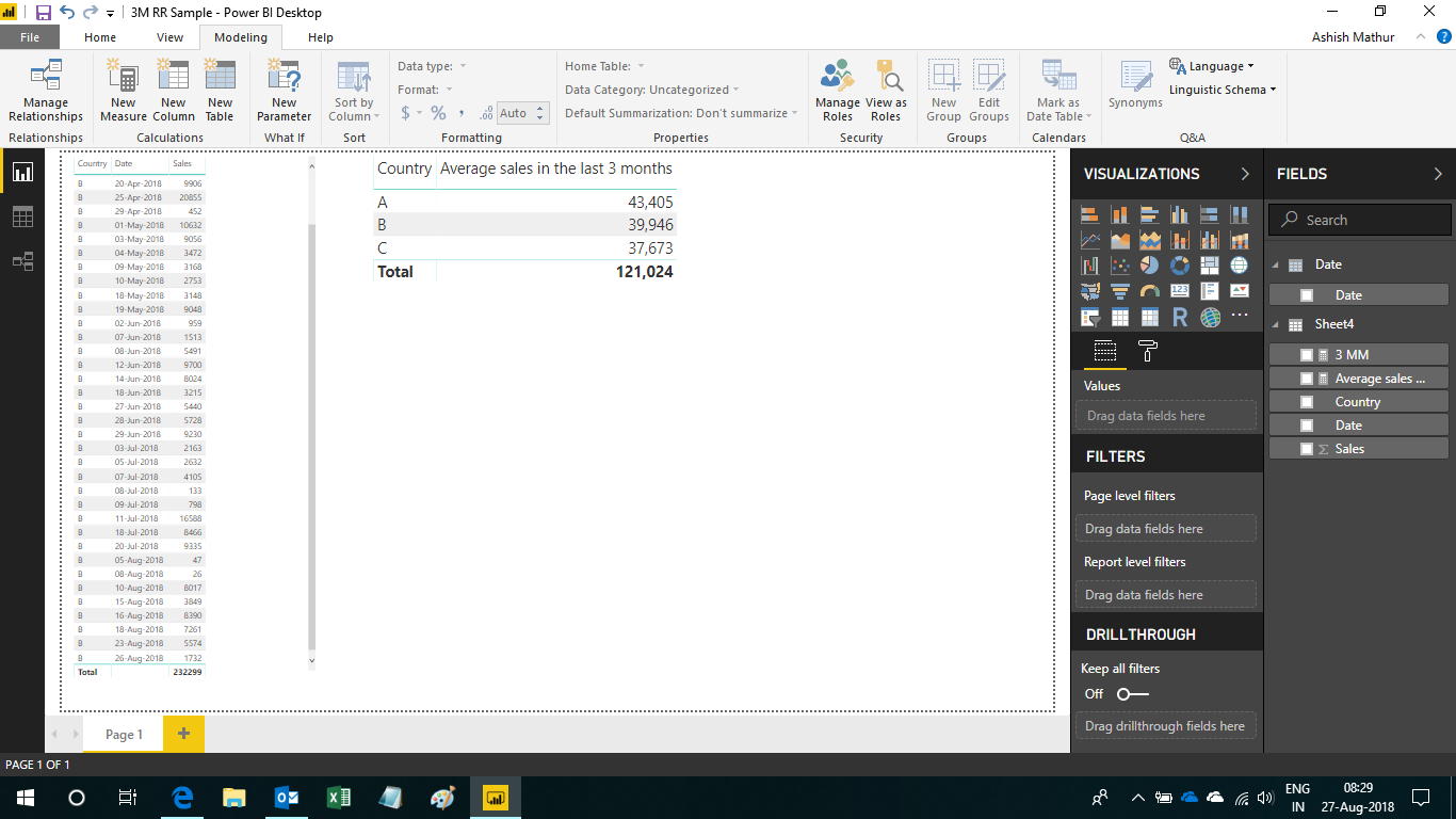Solved: 3 month run rate MTD dates - Microsoft Fabric Community