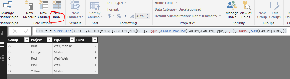DAX Script for TOTAL and CONCAT - Microsoft Fabric Community