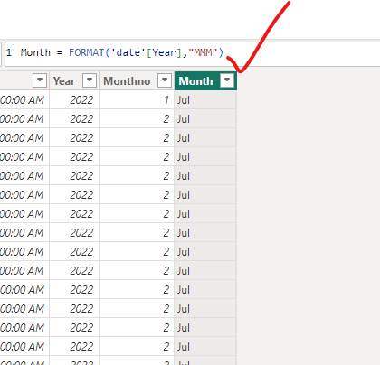 Solved: month below year in matrix - Microsoft Fabric Community