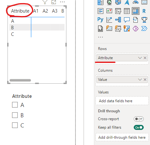 Use Slicer Value as Column Header in Matrix - Microsoft Fabric Community