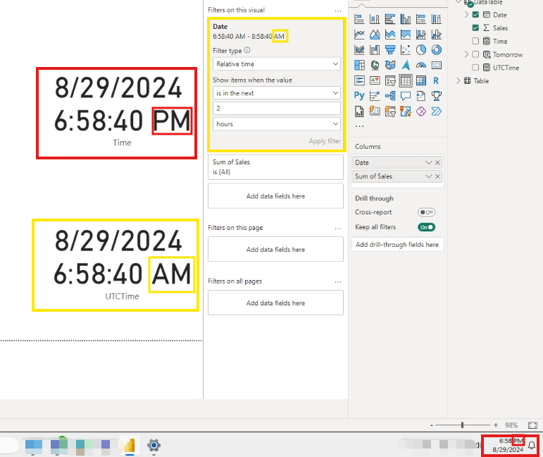 Solved: Mismatch between Local Time and Filter Date - Microsoft Fabric ...