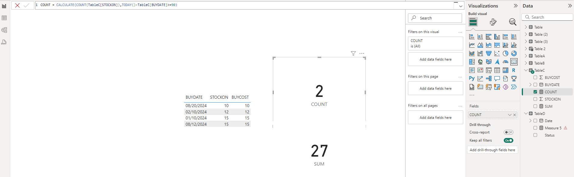 Solved: Filter Data Based on Date is Older Than 90 Days Ag ...