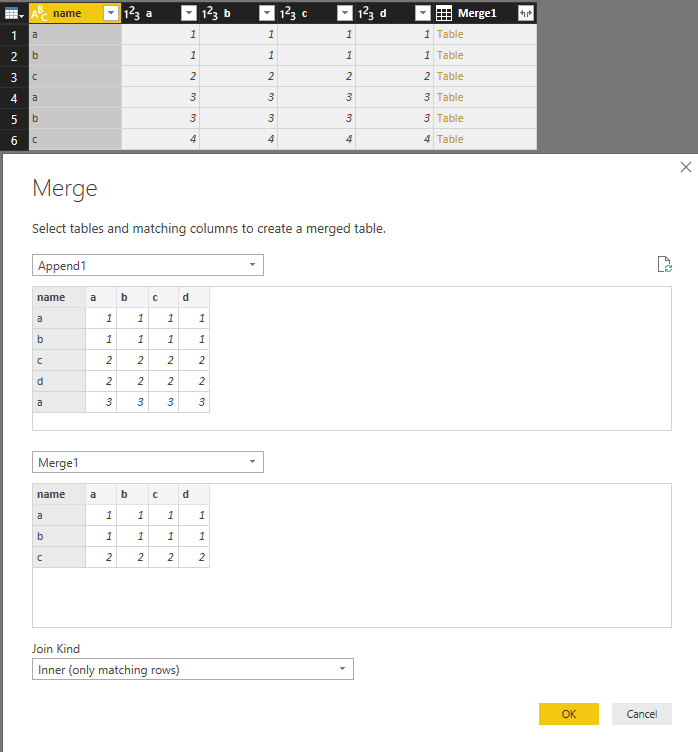 Solved: Add contents of two tables to create a third table - Microsoft ...