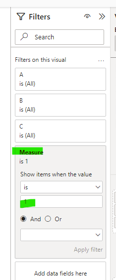 Filter table on a combination of multiple column s... - Microsoft ...