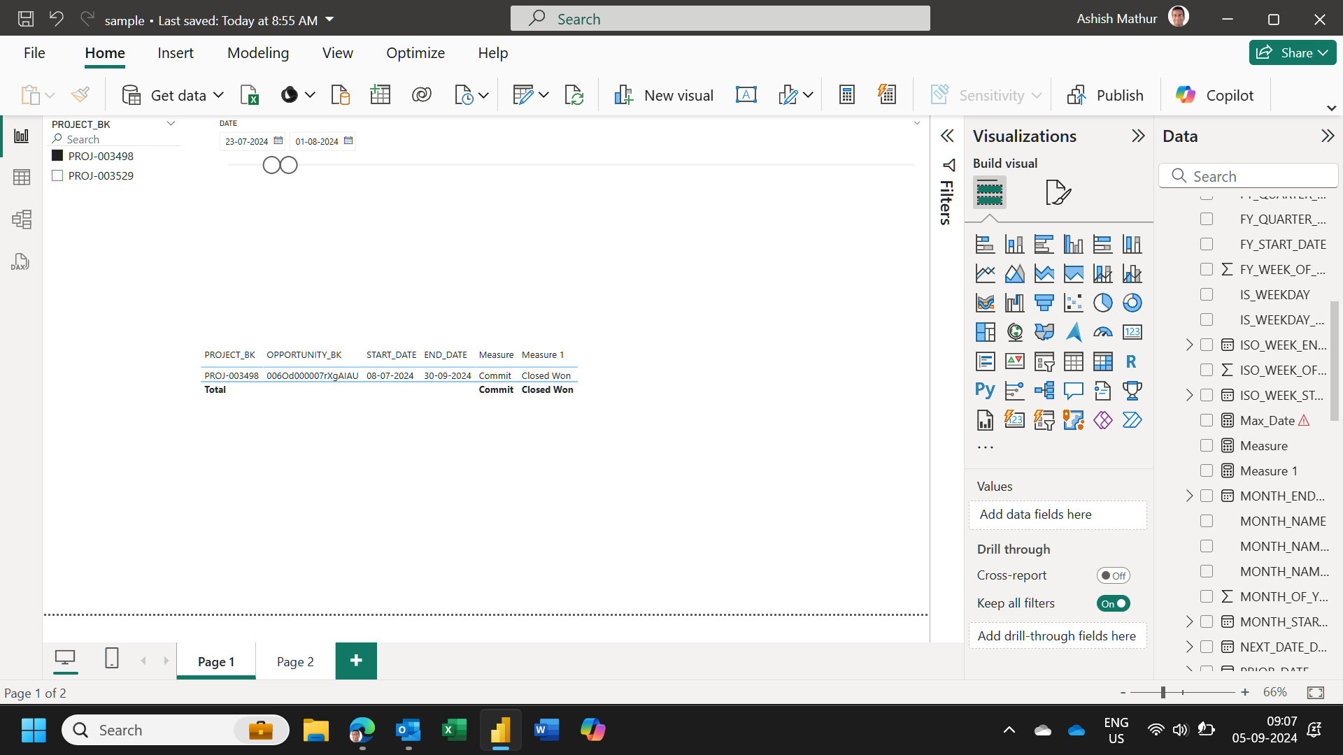 Previous and Current Date Value Comparison - Microsoft Fabric Community