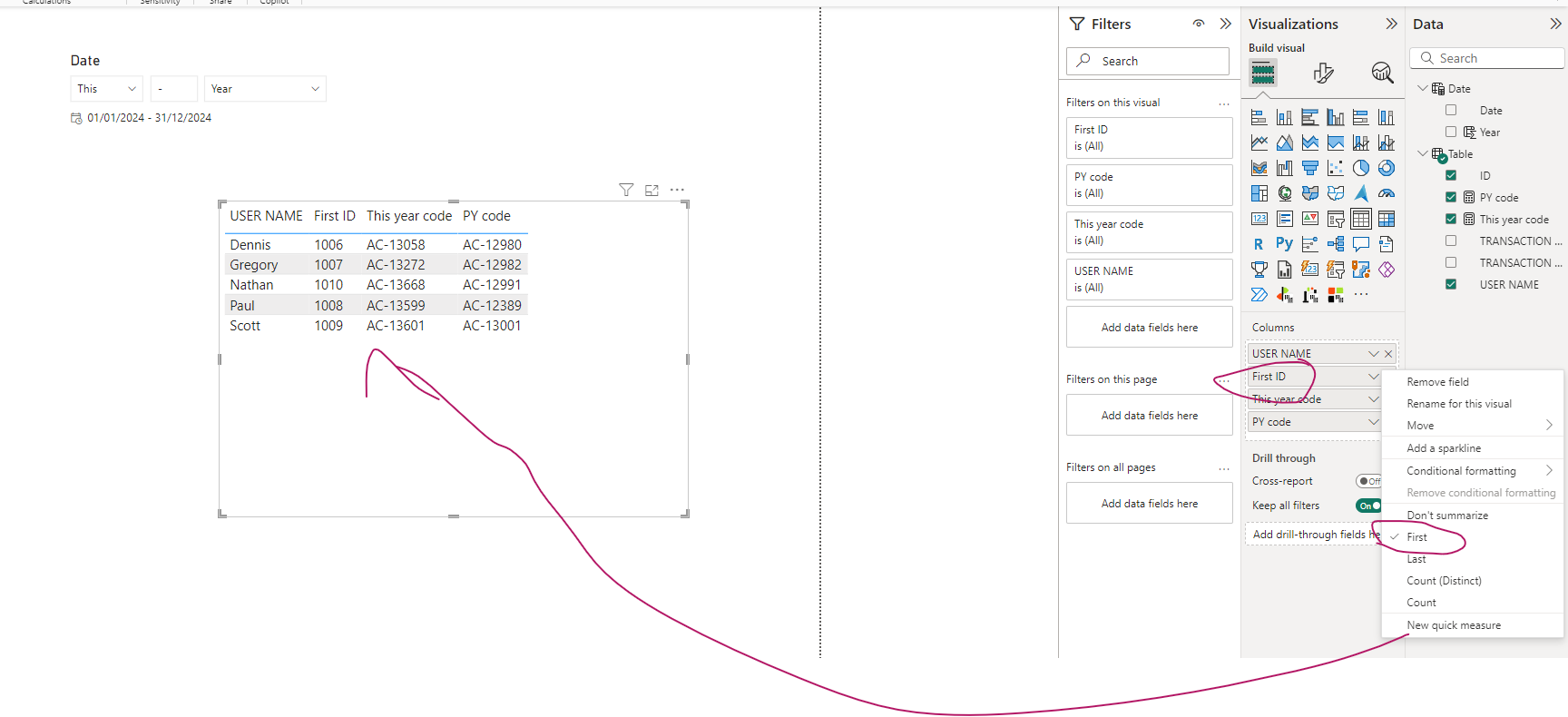Solved: HOW TO GET LAST YEAR DATA IF FILTER CURRENT YEAR - Microsoft ...