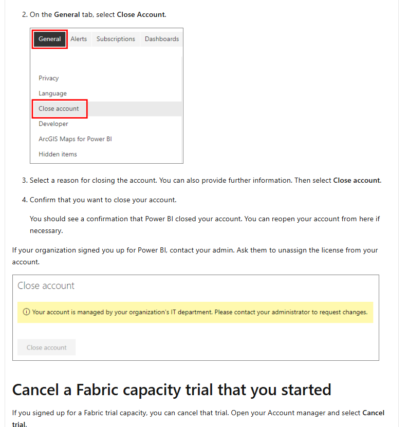 Solved: Re: I can't cancel my Microsoft Fabric account - Microsoft ...