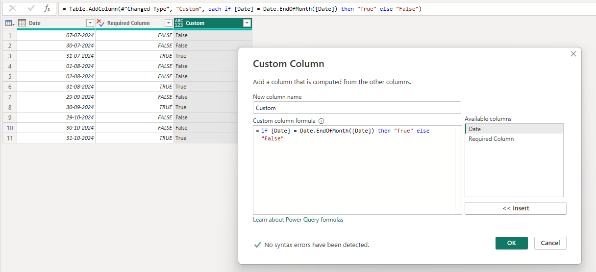 Solved: Check End of the Month and return Value - Microsoft Fabric ...