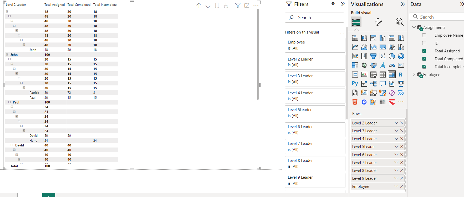 How to hide/remove Blank Rows in Matrix and show t... - Microsoft ...