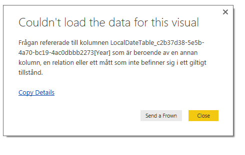can’t not display the visual - after latest releas... - Microsoft ...