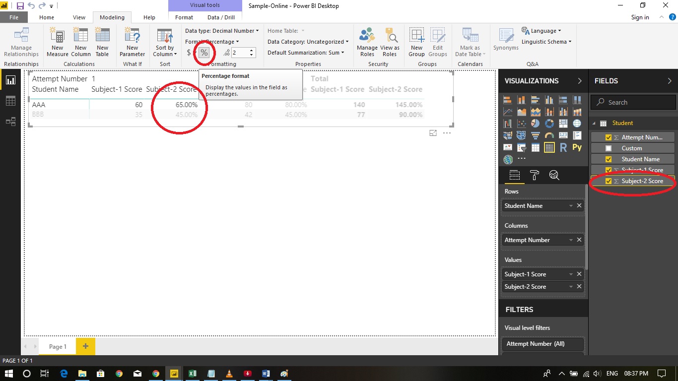 To have child hierarchy for values in matrix - Microsoft Fabric Community