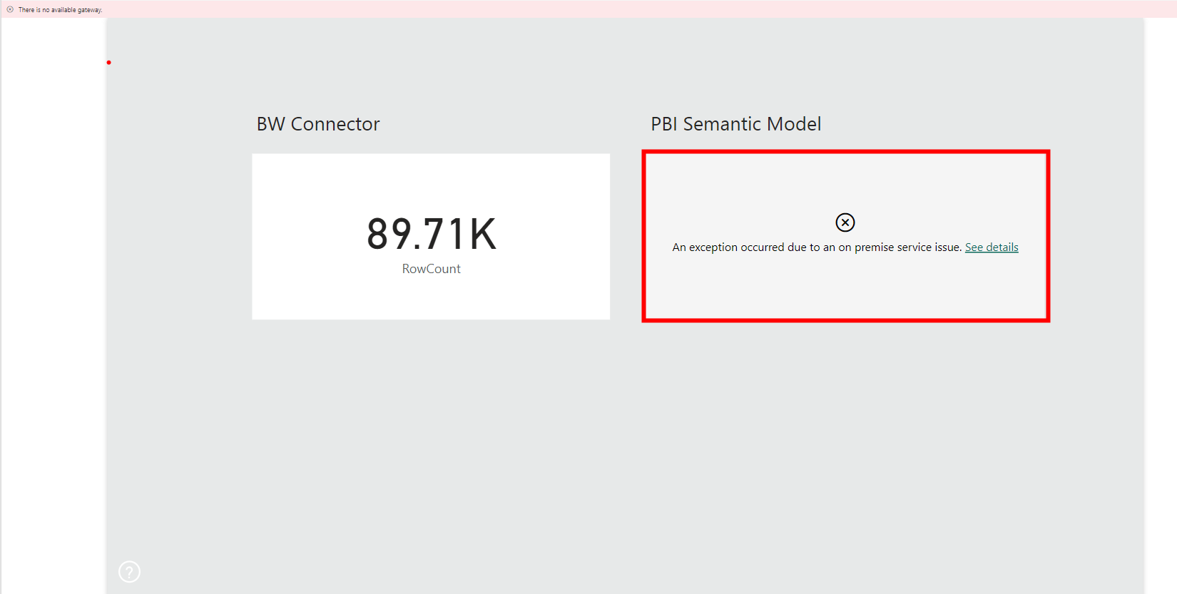 SAP BW Connector (Import Mode) causes composite mo... - Microsoft ...