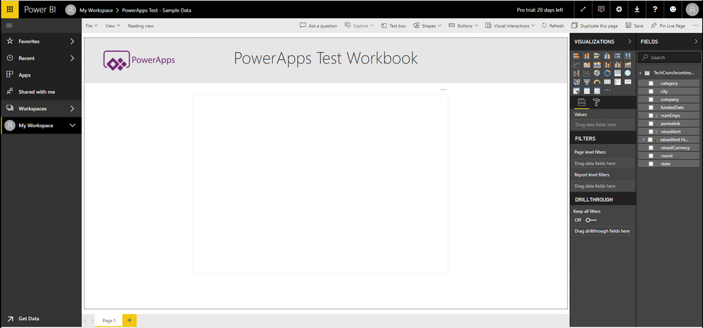 PowerBI Service: Edit Mode, Custom visual has disappeared from the right-hand side panel.