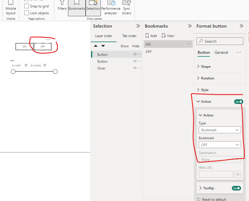 Solved: How to create a On and off toggle for a Date Slic ...