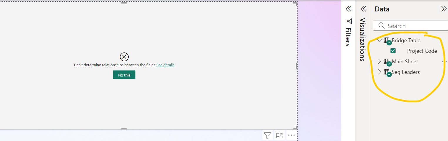 Not displaying data in a table visual while connec... - Microsoft ...