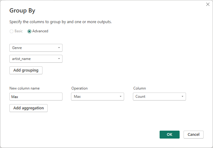 Keeping max values when grouping in Power Query - Microsoft Fabric ...