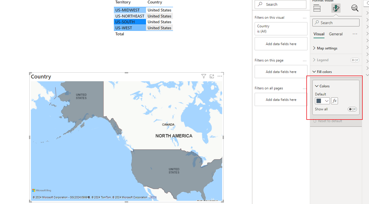 Re: Can't display my filled map with gradient? - Microsoft Fabric Community