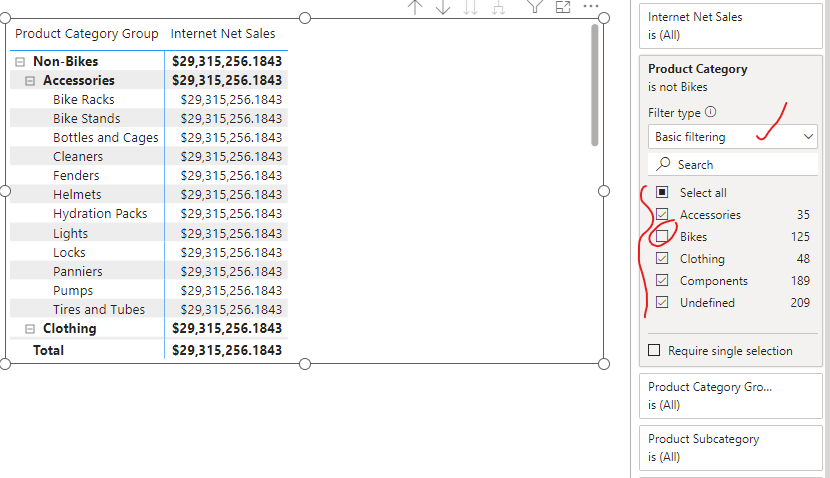 Solved: Hide Empty Rows/SubHeader in Matrix - Microsoft Fabric Community