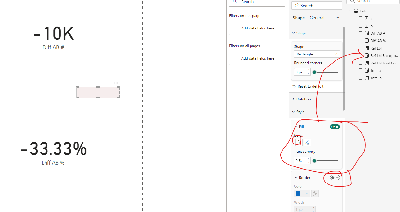 Solved: Set Reference Label Background Color Conditionally - Microsoft ...