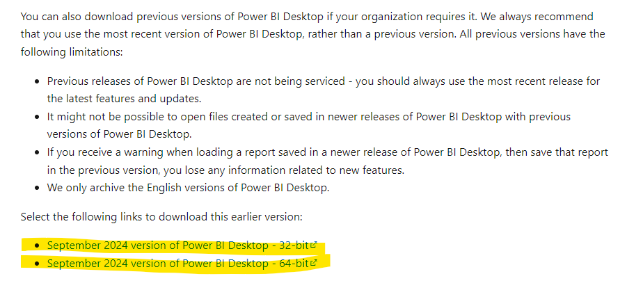 Solved: Re: Power BI Desktop September (2024) release down ...