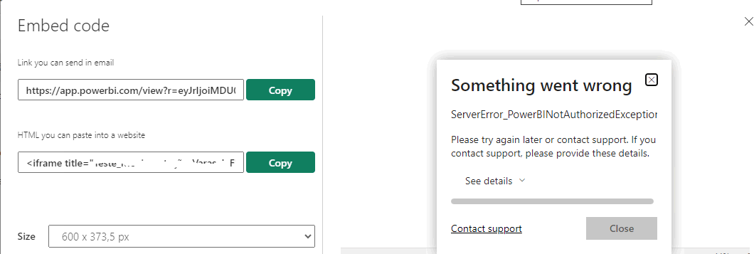 Embed Code works temporarily - Microsoft Fabric Community
