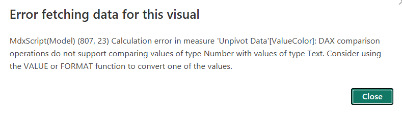 Conditional formatting measure not working - Microsoft Fabric Community