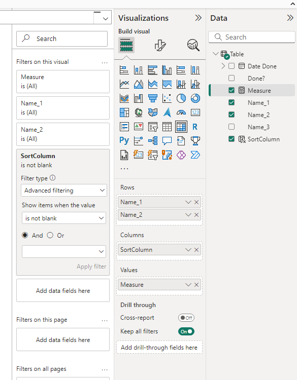 Solved: Power BI Built Matrix table - Microsoft Fabric Community